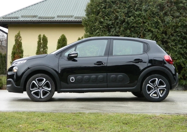 Citroen C3 cena 39900 przebieg: 57096, rok produkcji 2019 z Błażowa małe 37